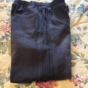 Men’s Draw String Elastic Waist Jeans Size 3x L Black Lot #4